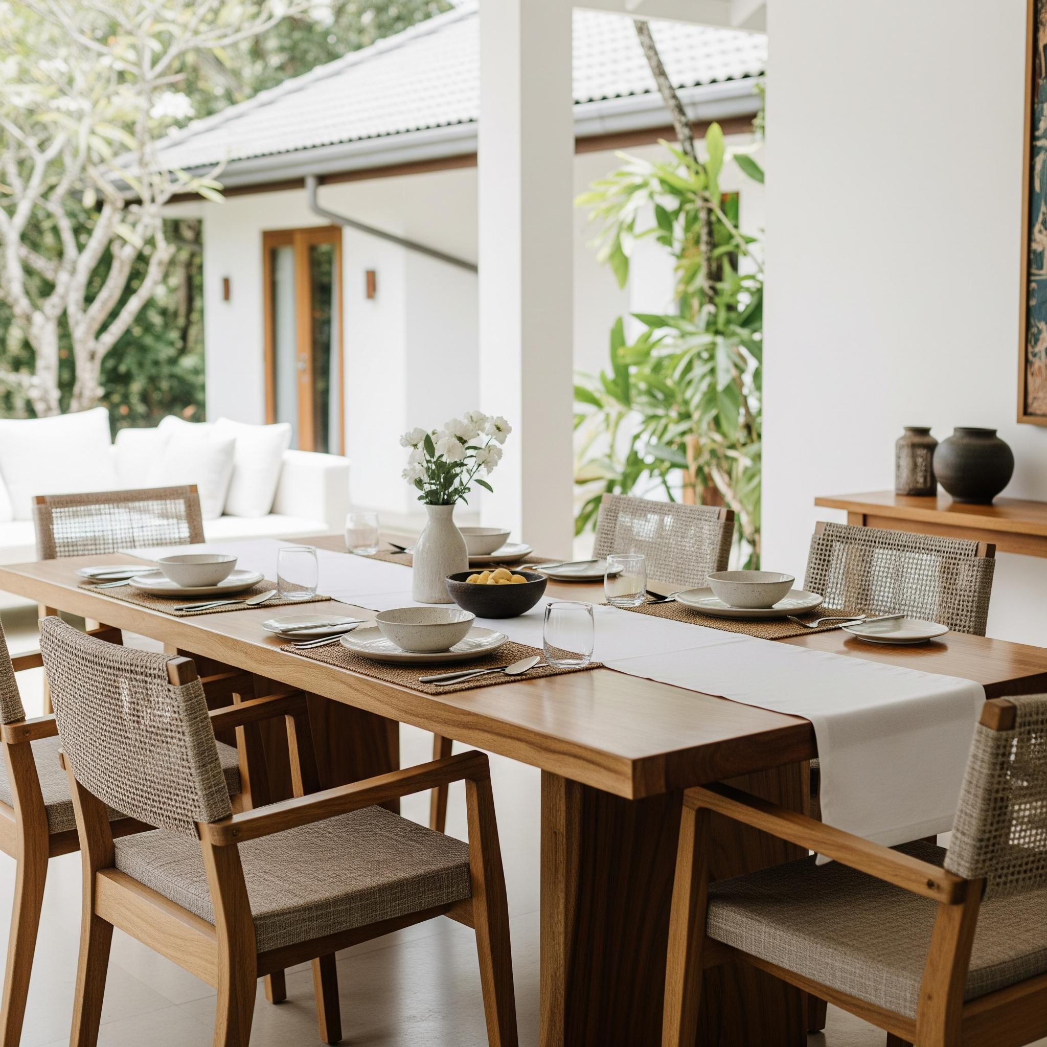 Elegant dining setting