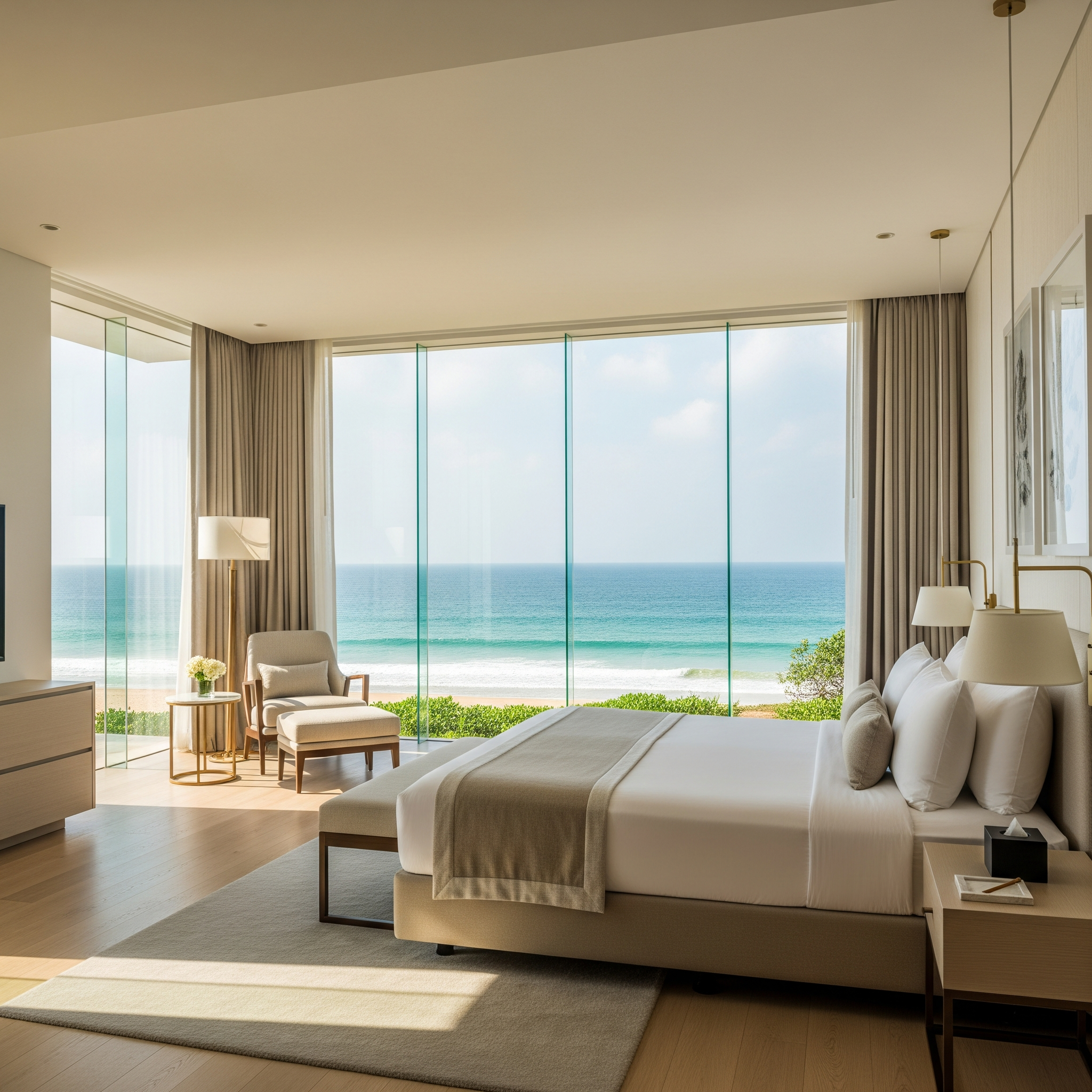 Oceanfront suite interior