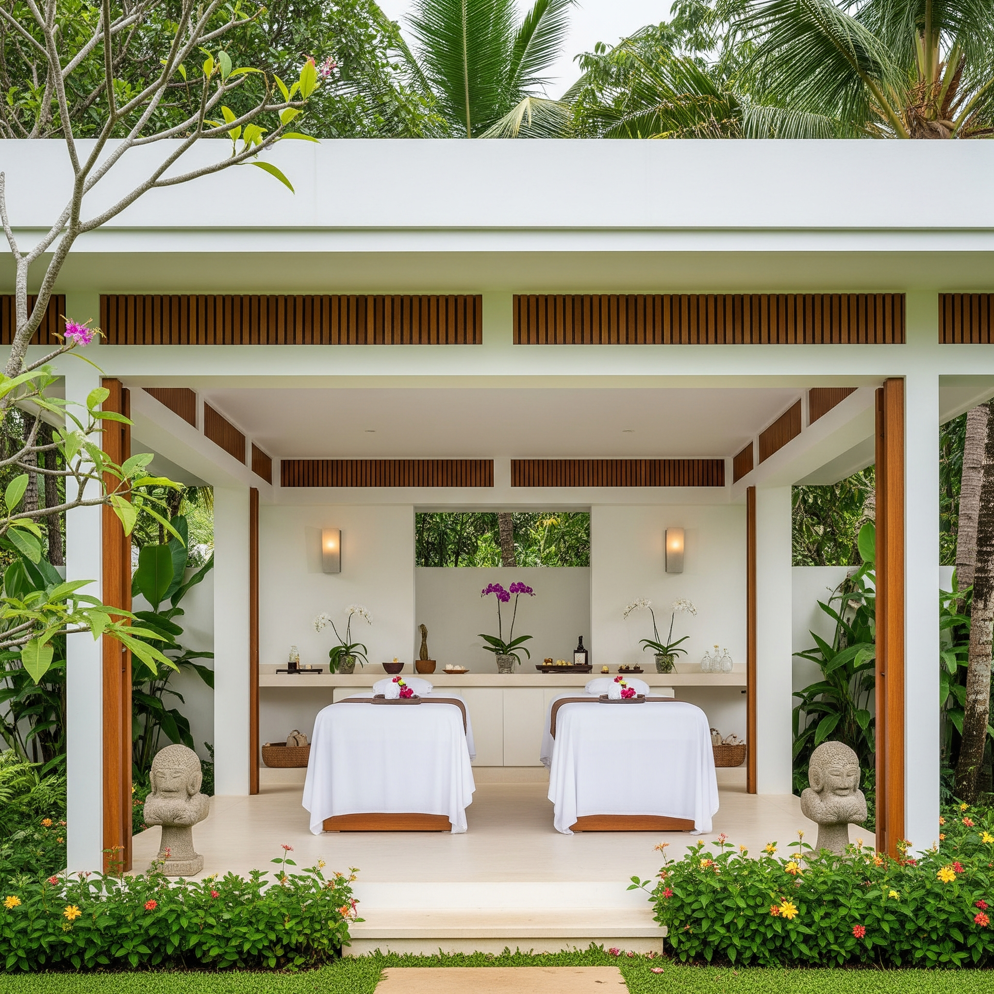 Spa and wellness pavilion